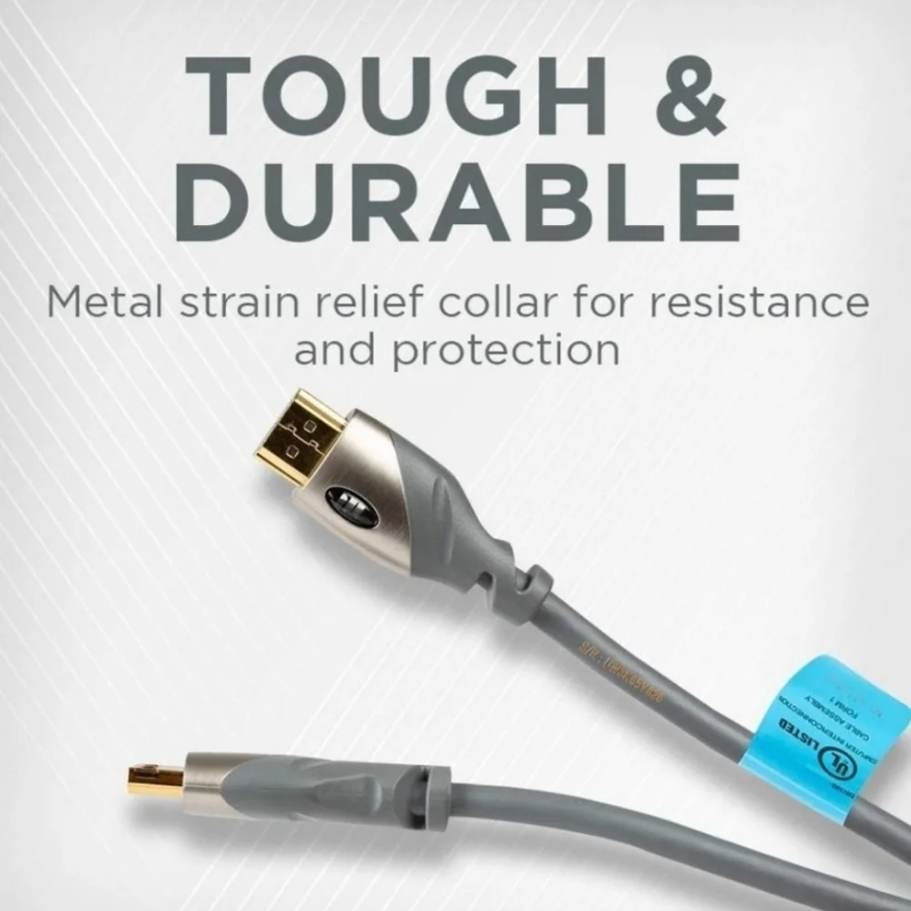 MONSTER ADVANCED white Computer cord standard speed cable for HDMI